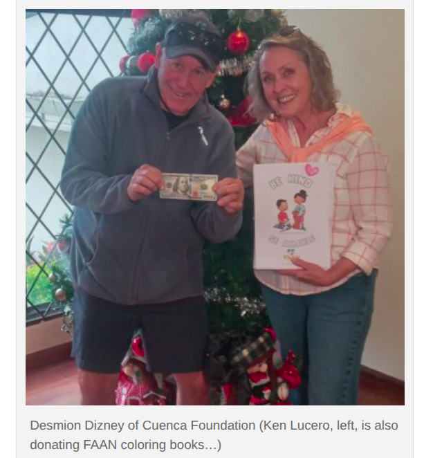 Ken and Cuenca food bank